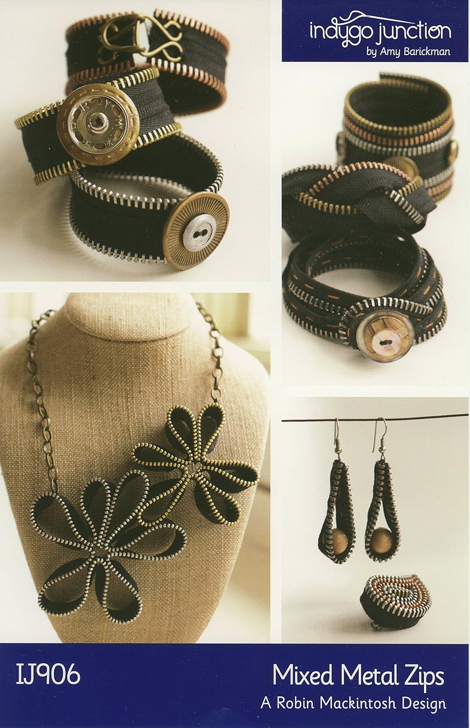 Mixed Metal Zips Pattern