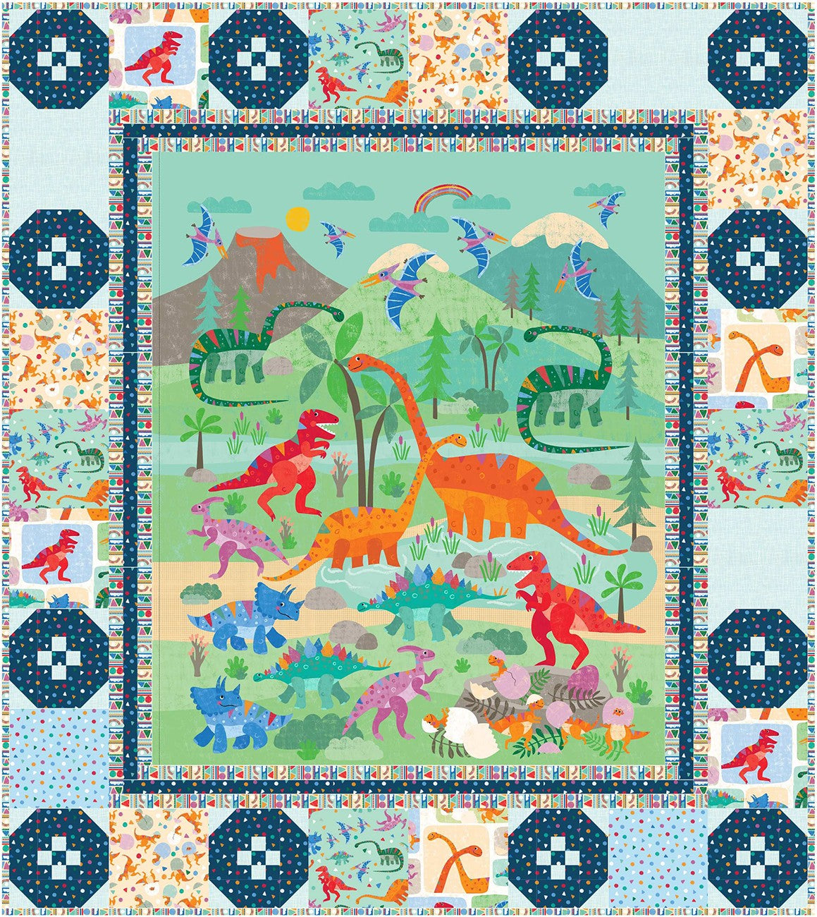 Panel Play - One For All by Among Brendas Quilts and Bags