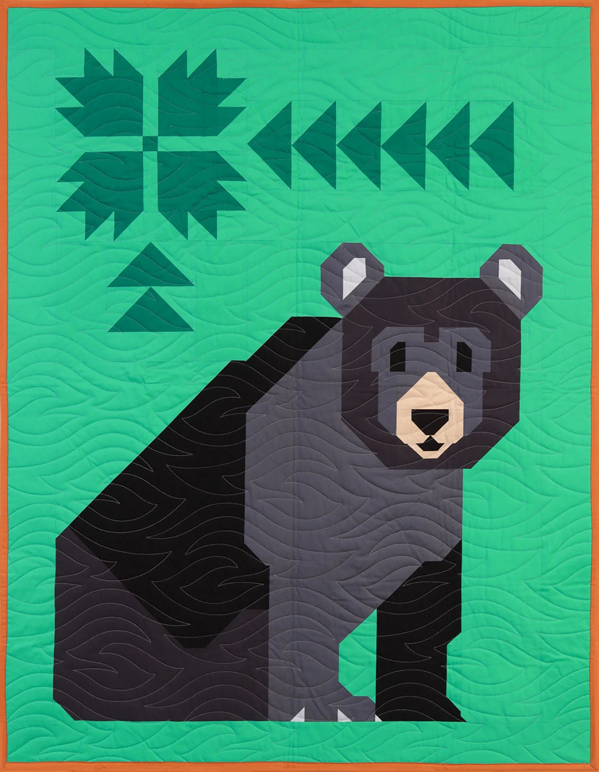 Bear-Wildered Quilt Pattern by Art East Quilting Co.