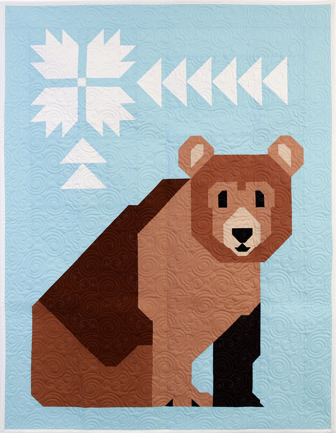 Bear-Wildered Quilt Pattern by Art East Quilting Co.
