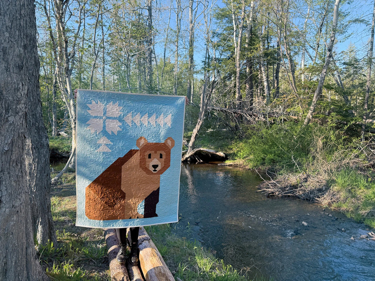 Bear-Wildered Quilt Pattern by Art East Quilting Co.