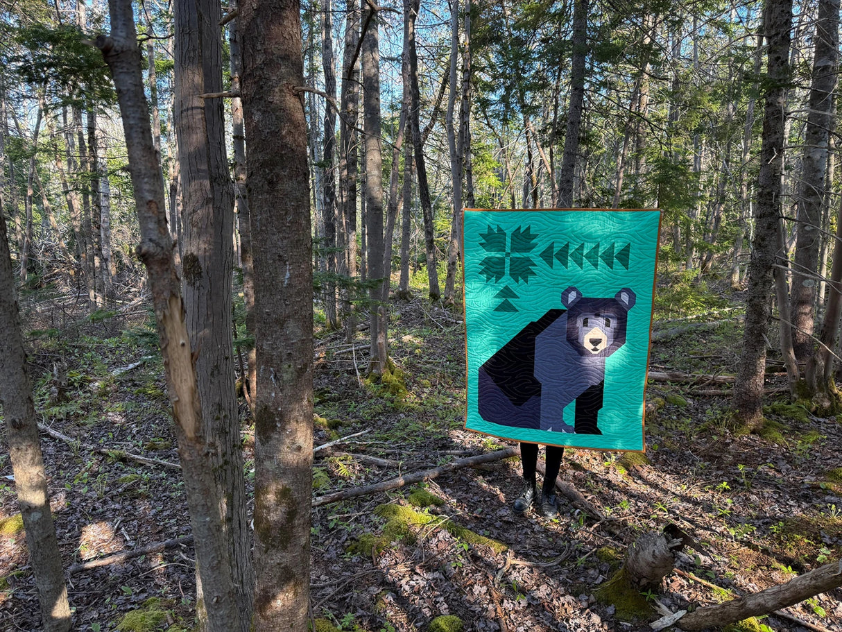 Bear-Wildered Quilt Pattern by Art East Quilting Co.