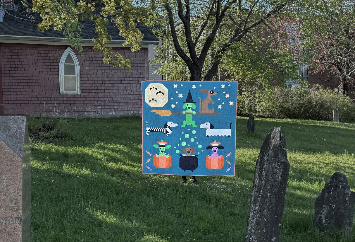 Halloweenies Quilt Pattern by Art East Quilting Co.