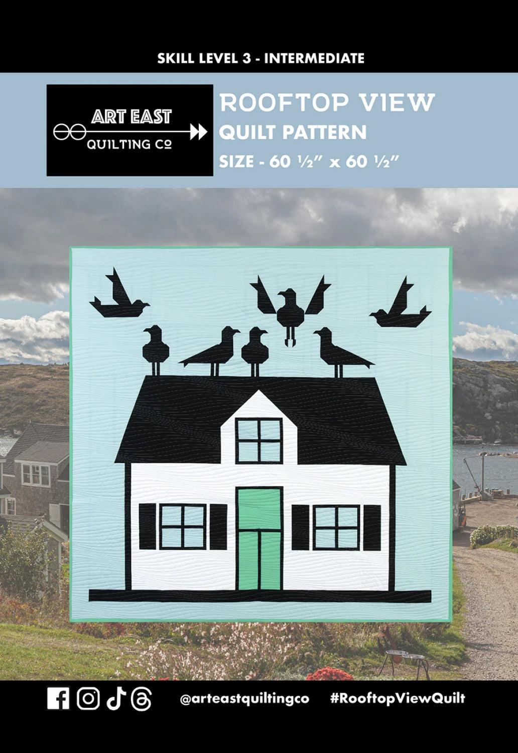 Rooftop View Quilt Pattern by Art East Quilting Co.