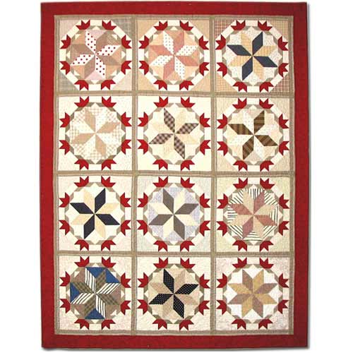 Starry Crown Quilt Pattern by American Jane Patterns