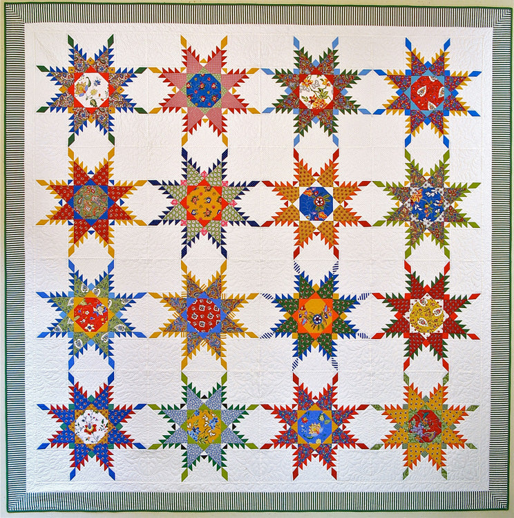 Perennial Stars Quilt Pattern by American Jane Patterns