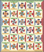 3D Pinwheels Quilt Pattern by American Jane Patterns