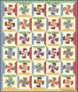 3D Pinwheels Quilt Pattern by American Jane Patterns