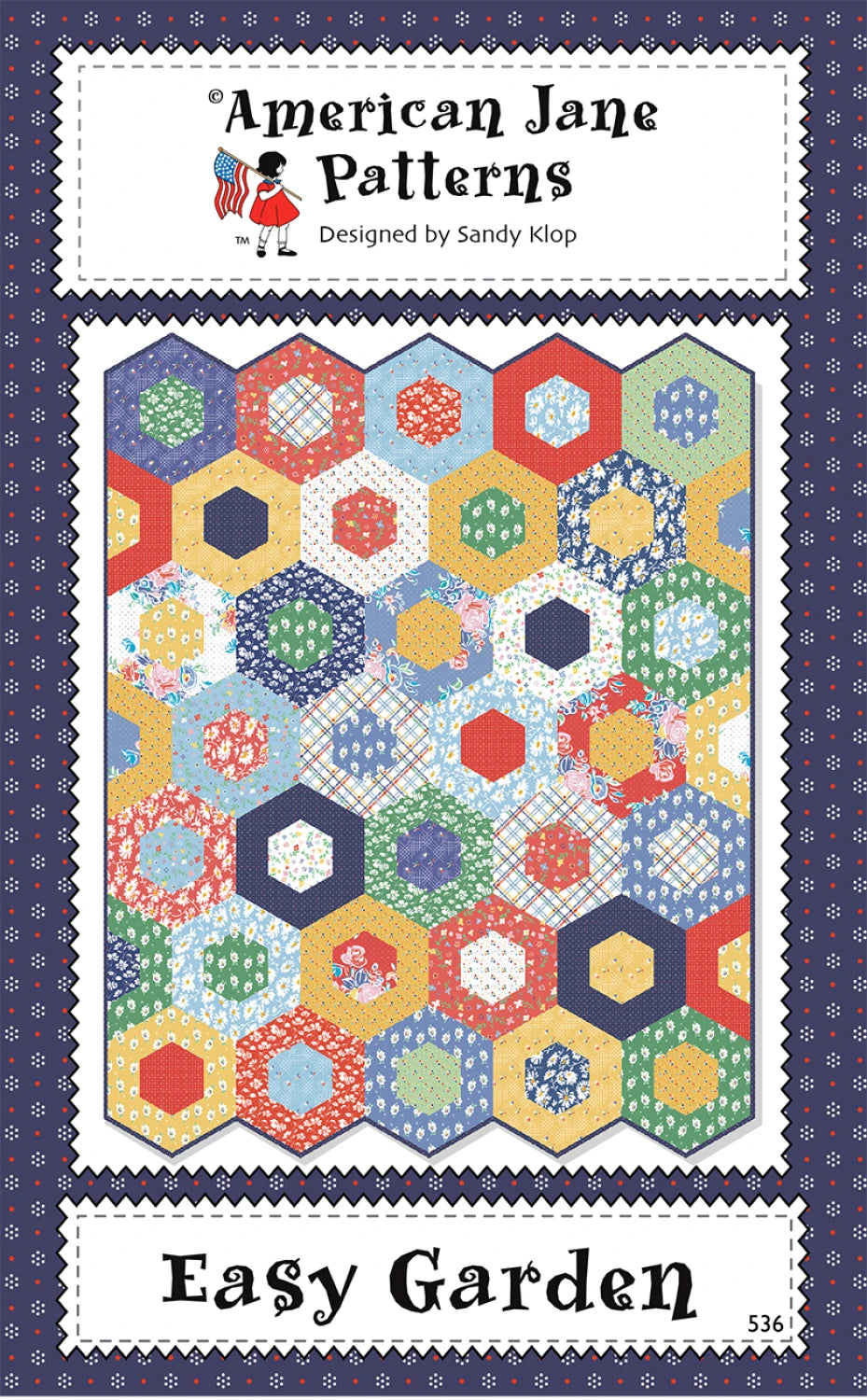 Easy Garden Quilt Pattern by American Jane Patterns