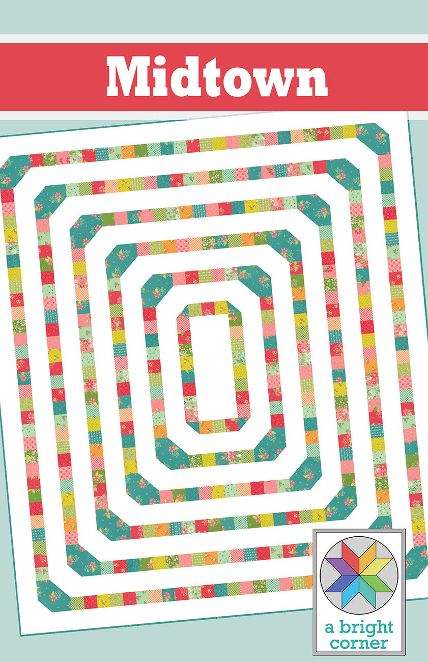 Midtown Quilt Pattern by A Bright Corner