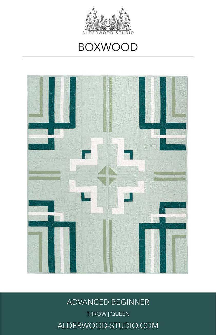 Boxwood Quilt Pattern by Alderwood Studio Patterns