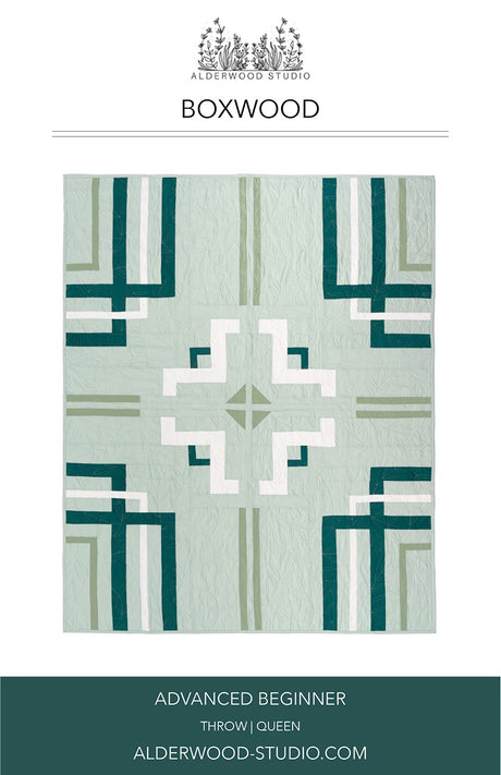 Boxwood Quilt Pattern by Alderwood Studio Patterns