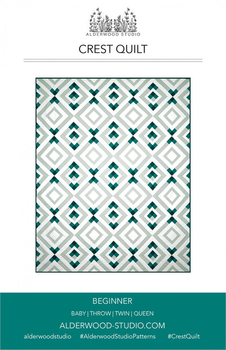 Crest Quilt Pattern by Alderwood Studio Patterns