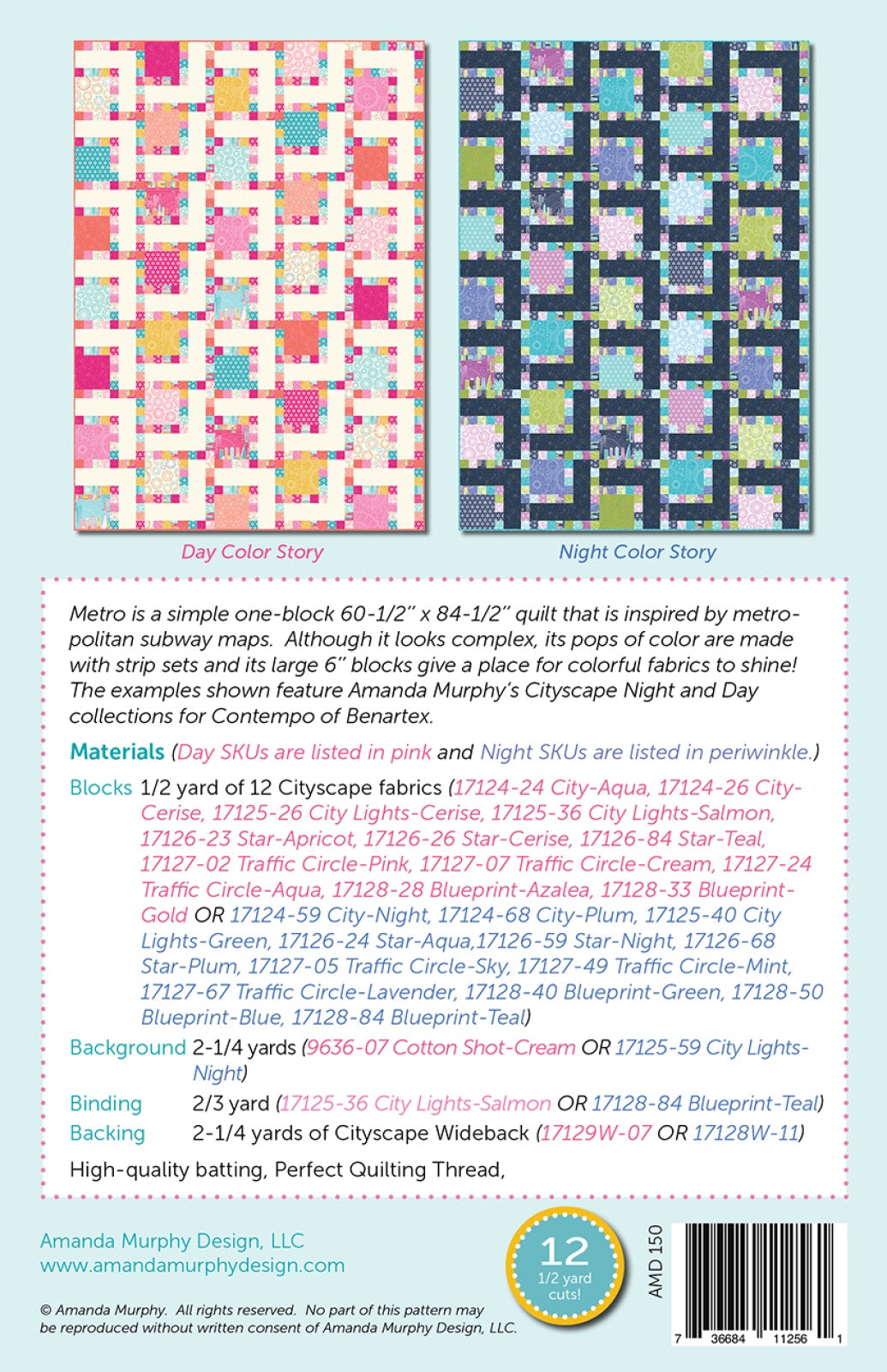 Metro Quilt Pattern