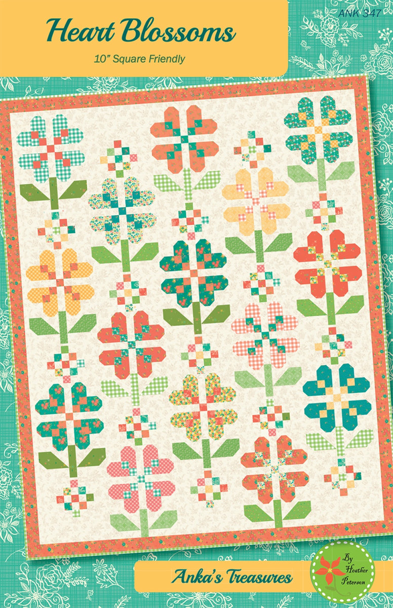 Heart Blossom Quilt Pattern – Quilting Books Patterns and Notions