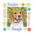Art Panel 6in Beagle by Jody Houghton Designs