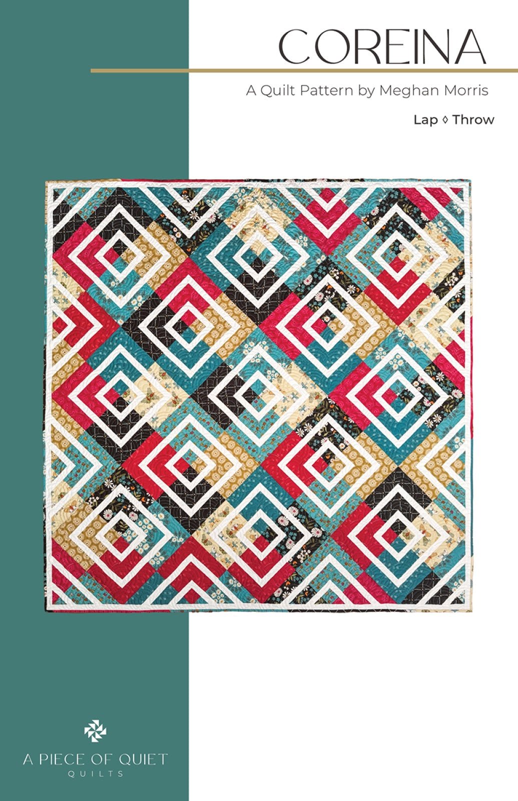 Coreina Quilt Quilt Pattern by A Piece Of Quiet Quilts