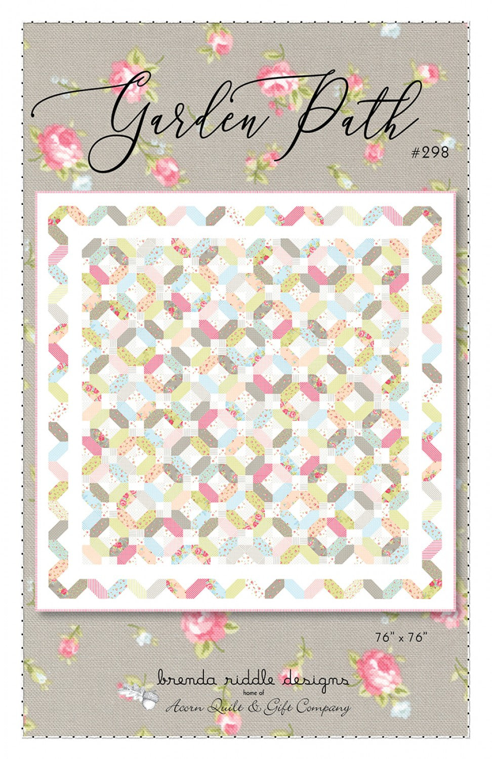 Garden Path Quilt Pattern by Acorn Quilt and Gift Company