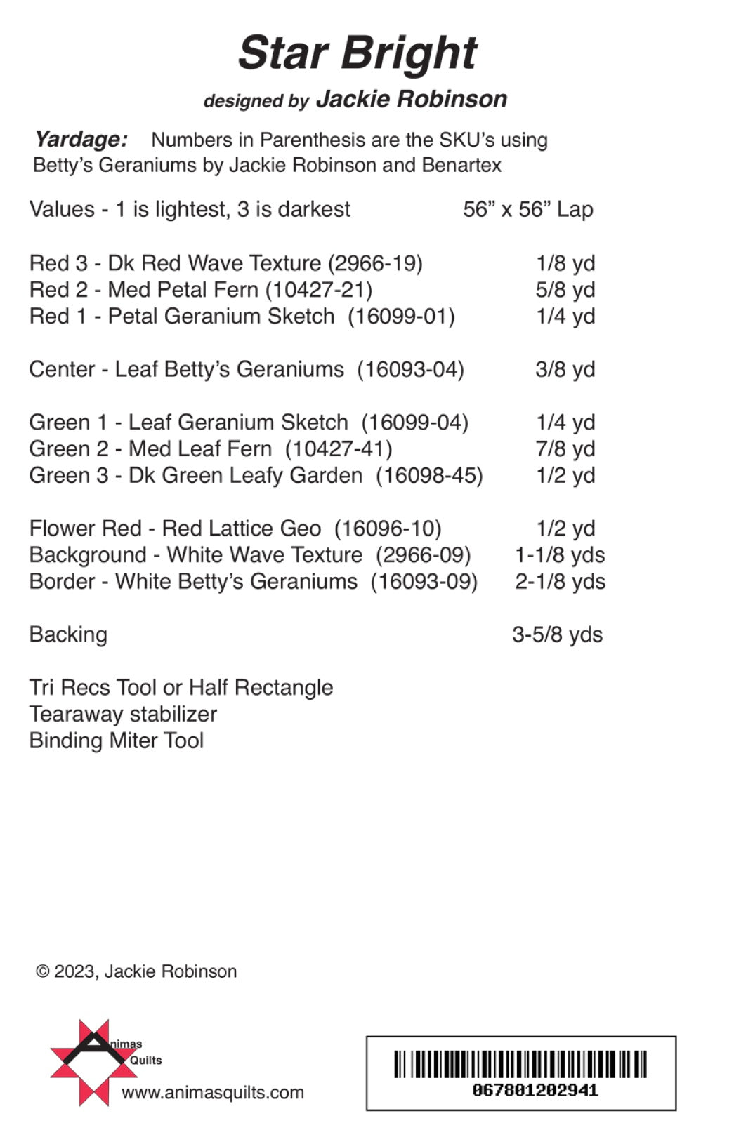 Star Bright Quilt Pattern