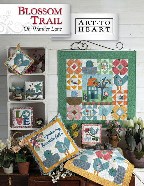 Blossom Trail On Wander Lane - Block 5 by Art To Heart