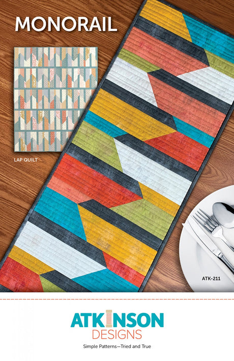 Monorail Quilt Pattern by Atkinson Designs