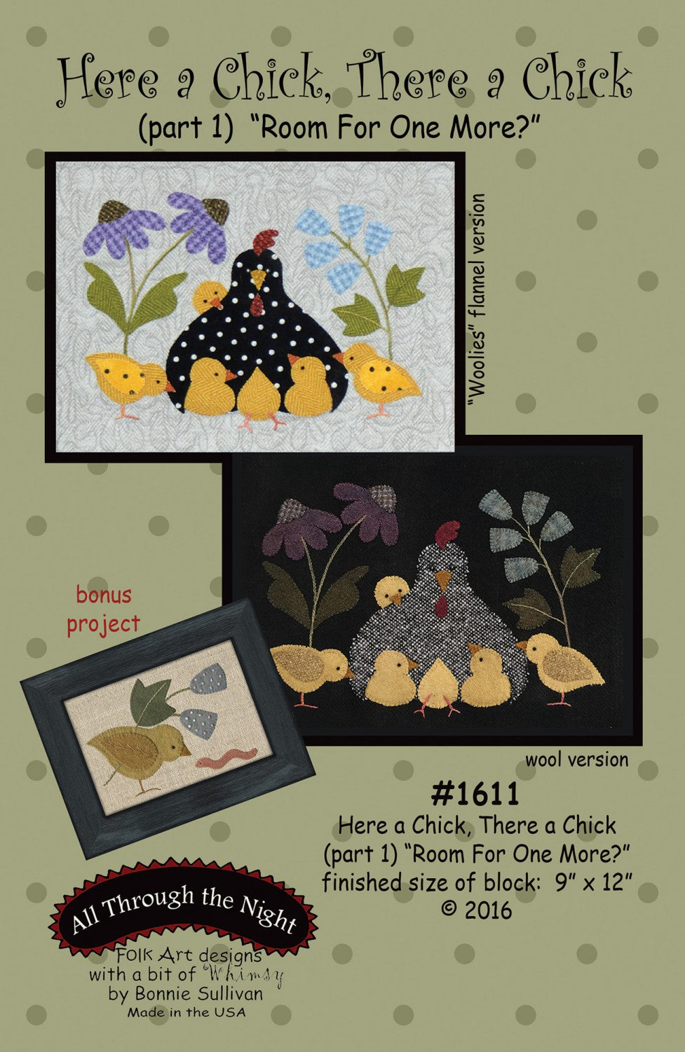 Here a Chick There a Chick 1 Room For One More Pattern by All Through The Night