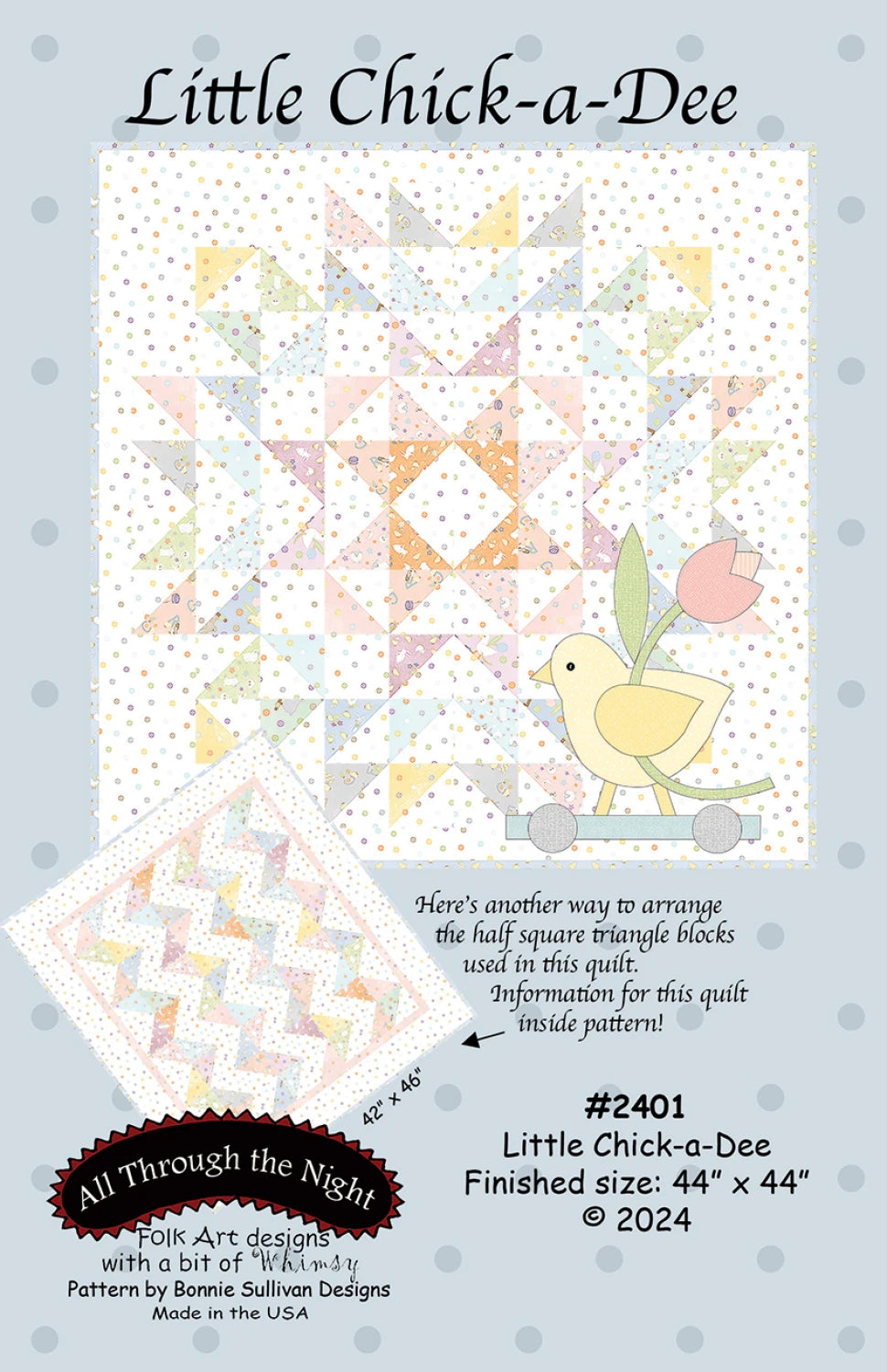 Little Chick-A-Dee Quilt Patter by All Through The Night