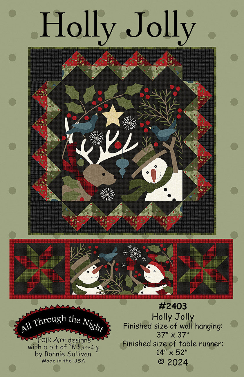 Holly Jolly Quilt Patter by All Through The Night