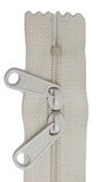 24in Ivory Zipper Double Slide by Aunties Two