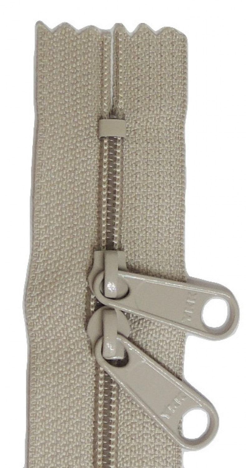 24in Tan Zipper Double Slide by Aunties Two