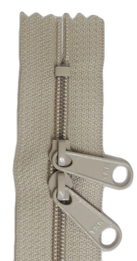 24in Tan Zipper Double Slide by Aunties Two