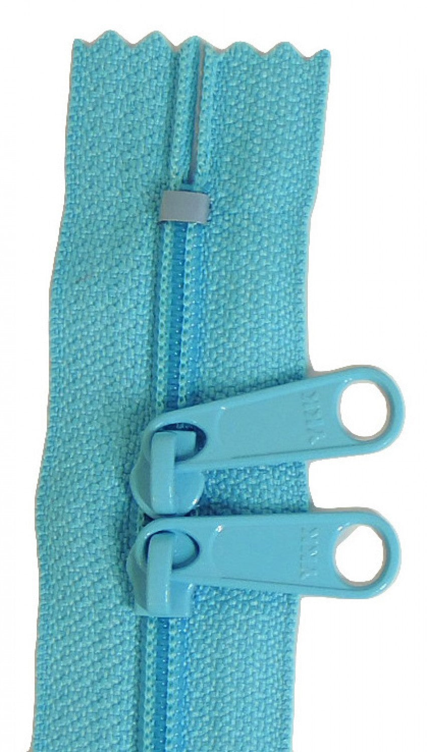 24in Turquoise Zipper Double Slide by Aunties Two