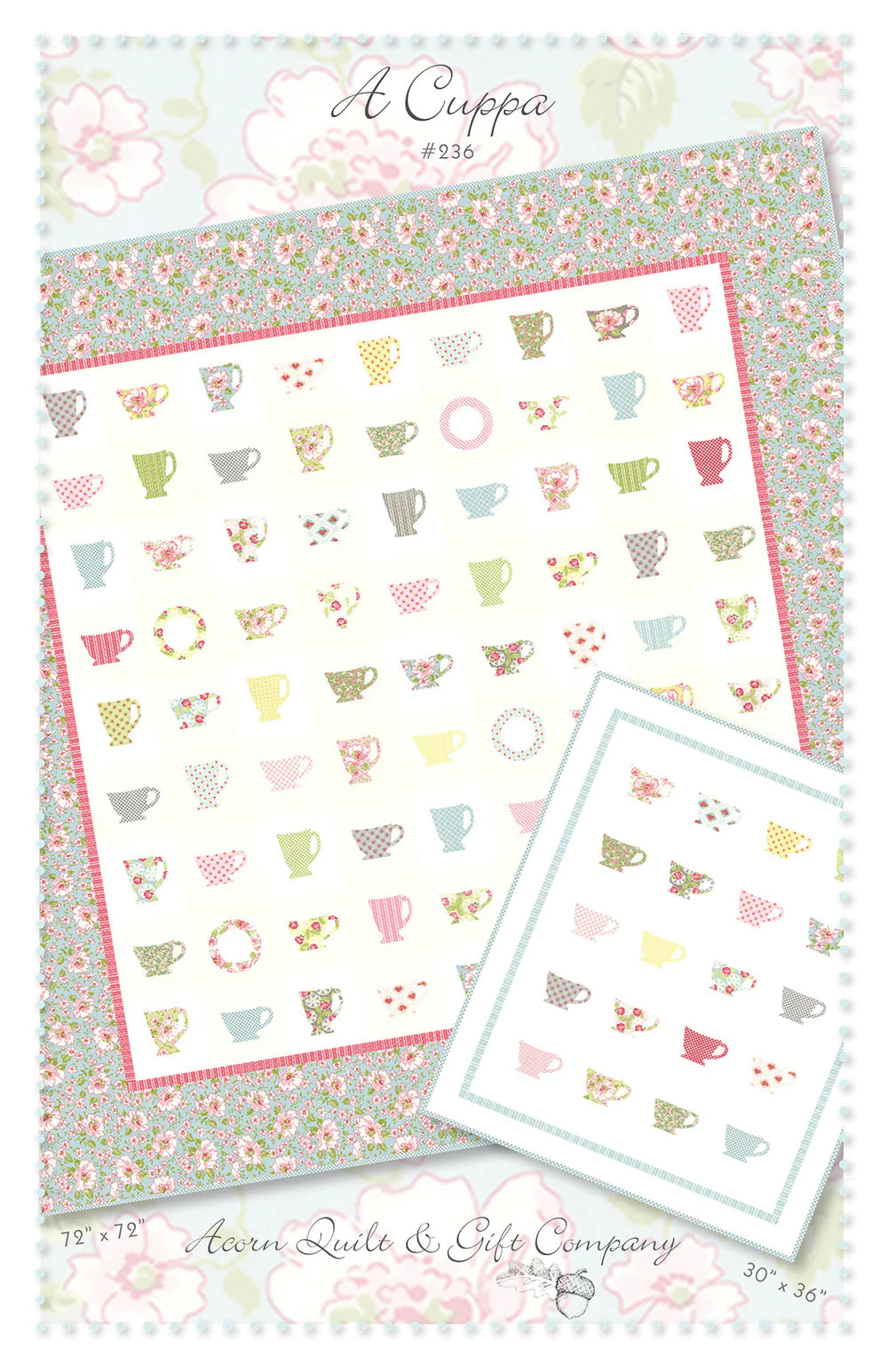 A Cuppa Quilt Pattern by Brenda Riddle Designs