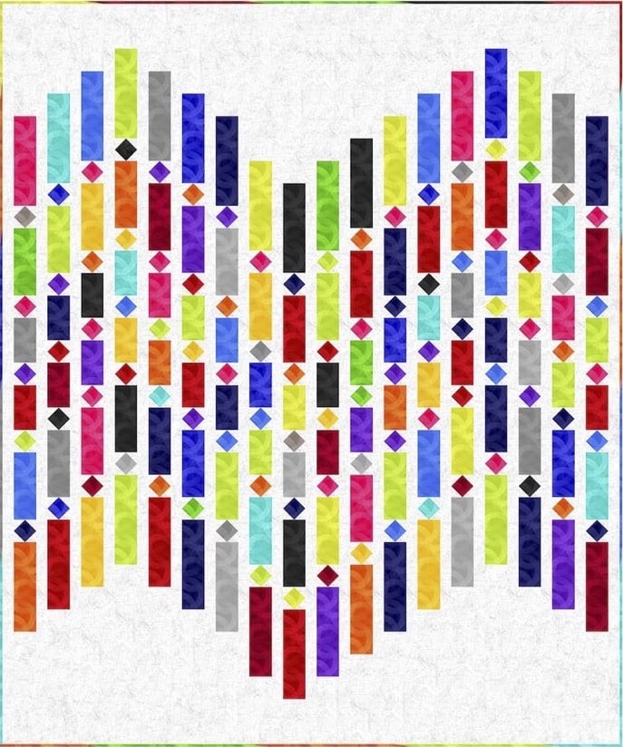 Affinity Wave Downloadable Pattern by Pine Tree Country Quilts