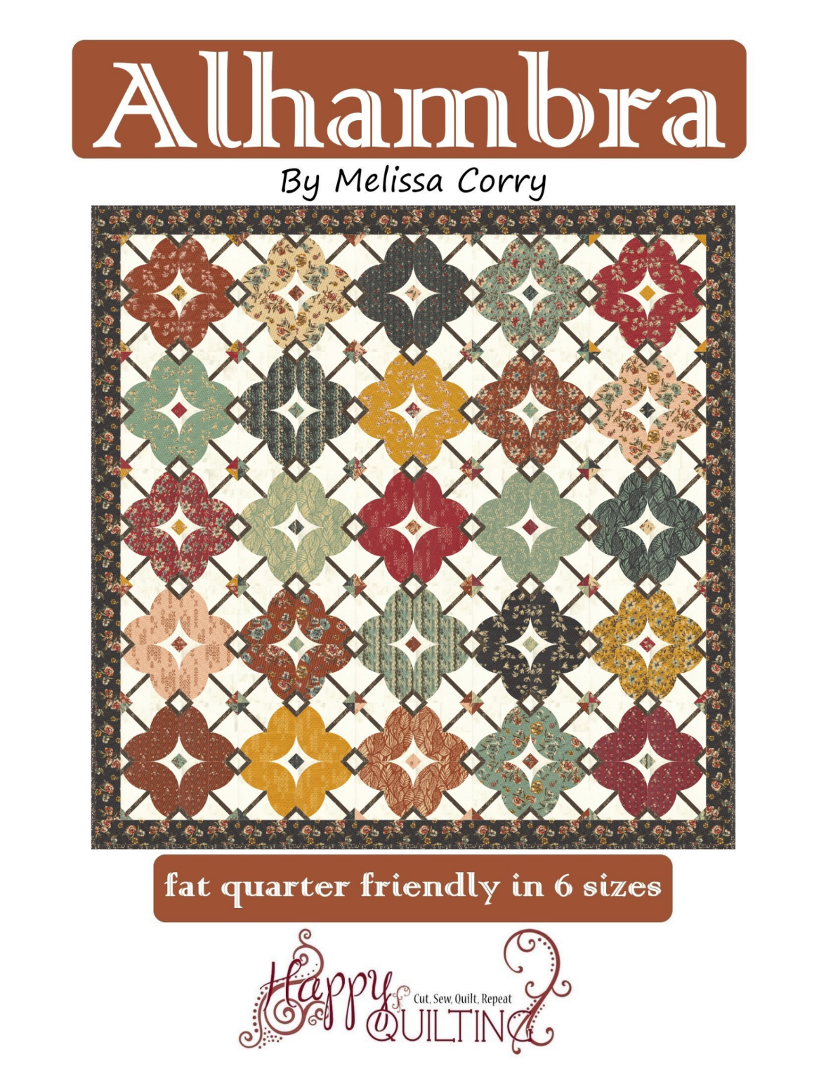 Alhambra Downloadable Pattern By Happy Quilting Melissa Corry