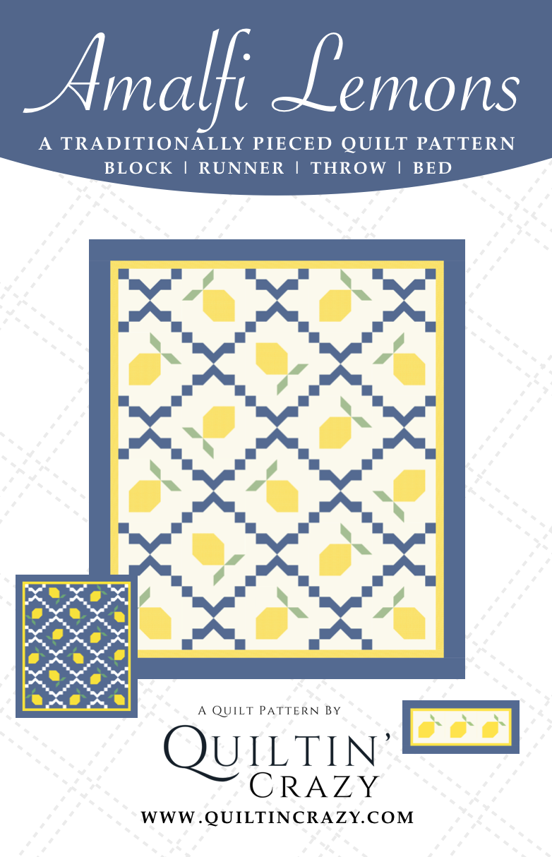 Amalfi Lemons Downloadable Pattern by Quiltin' Crazy