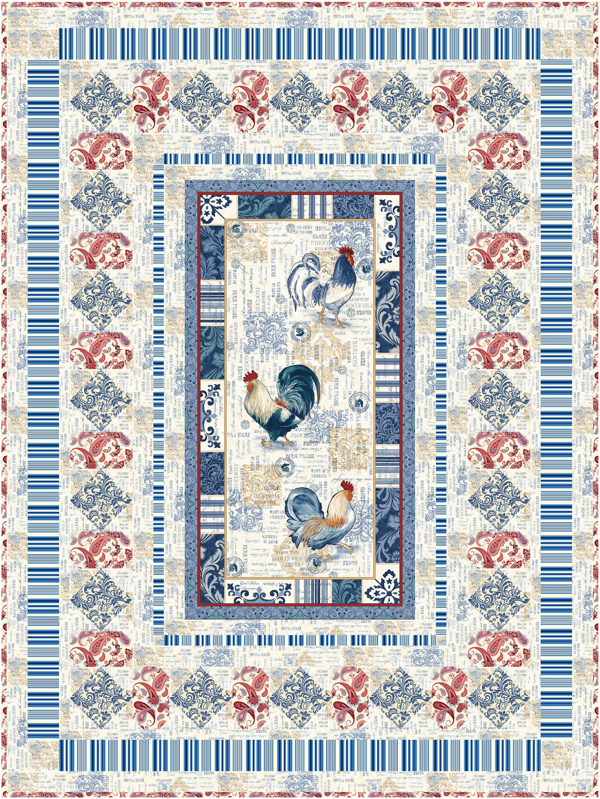 American Made Downloadable Pattern by Needle In A Hayes Stack