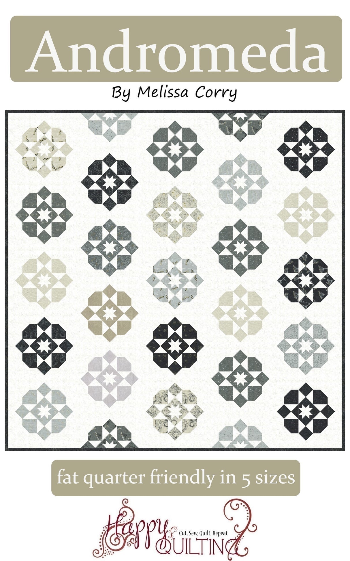 Andromeda Downloadable Pattern by Happy Quilting Melissa Corry