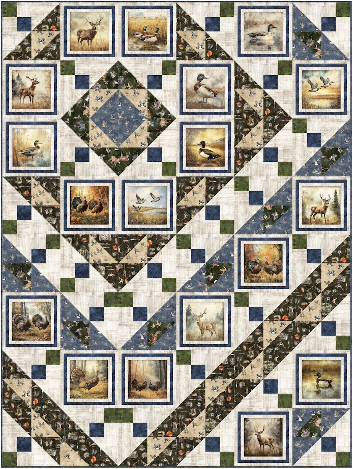 Around The Corner Downloadable Pattern by Pine Tree Country Quilts