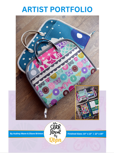 Artist Portfolio Pattern by The Cloth Parcel