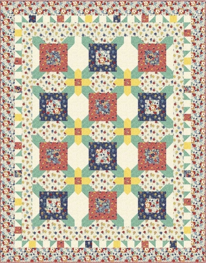 Audrey’s Garden Downloadable Pattern by Pine Tree Country Quilts