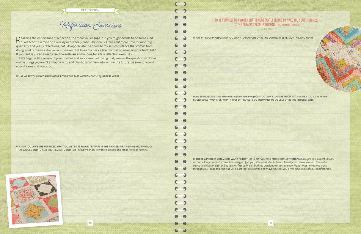 A Quilting Life Monthly Planner & Workbook by Martingale