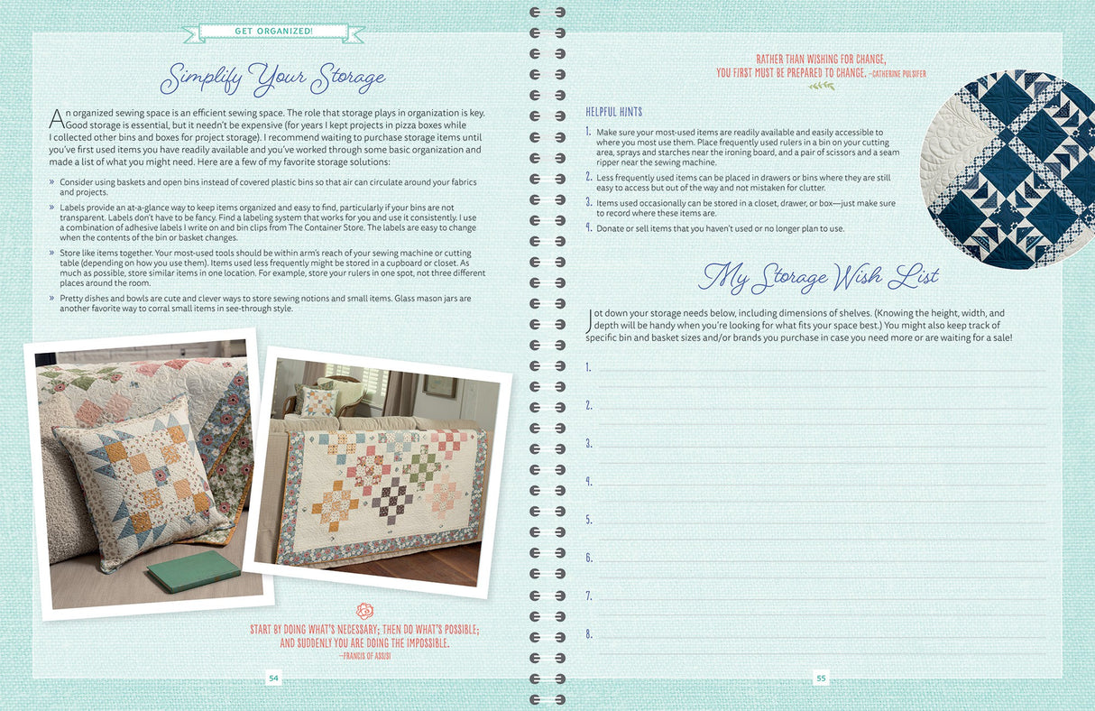A Quilting Life Monthly Planner & Workbook by Martingale