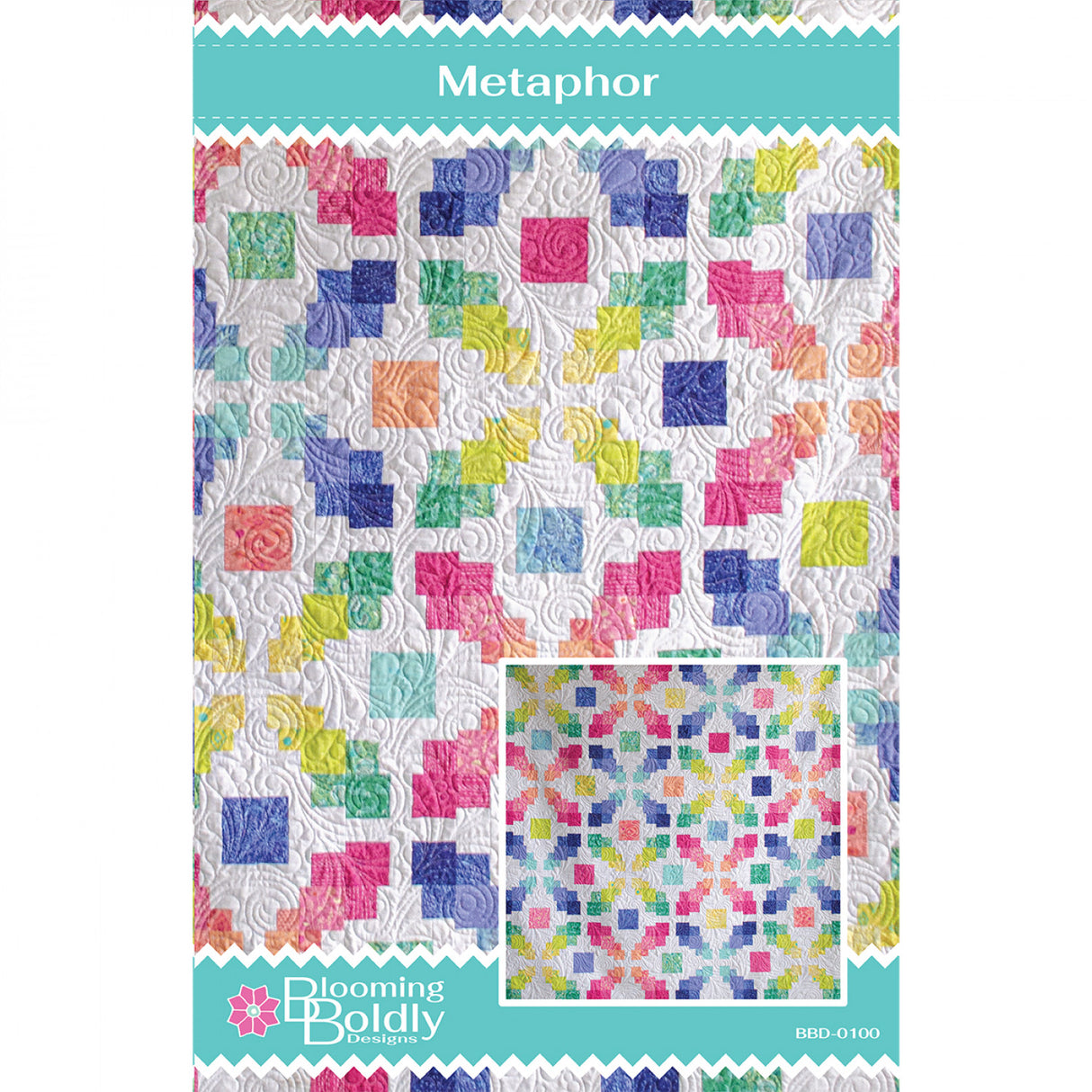 Metaphor Quilt Pattern by Blooming Boldly