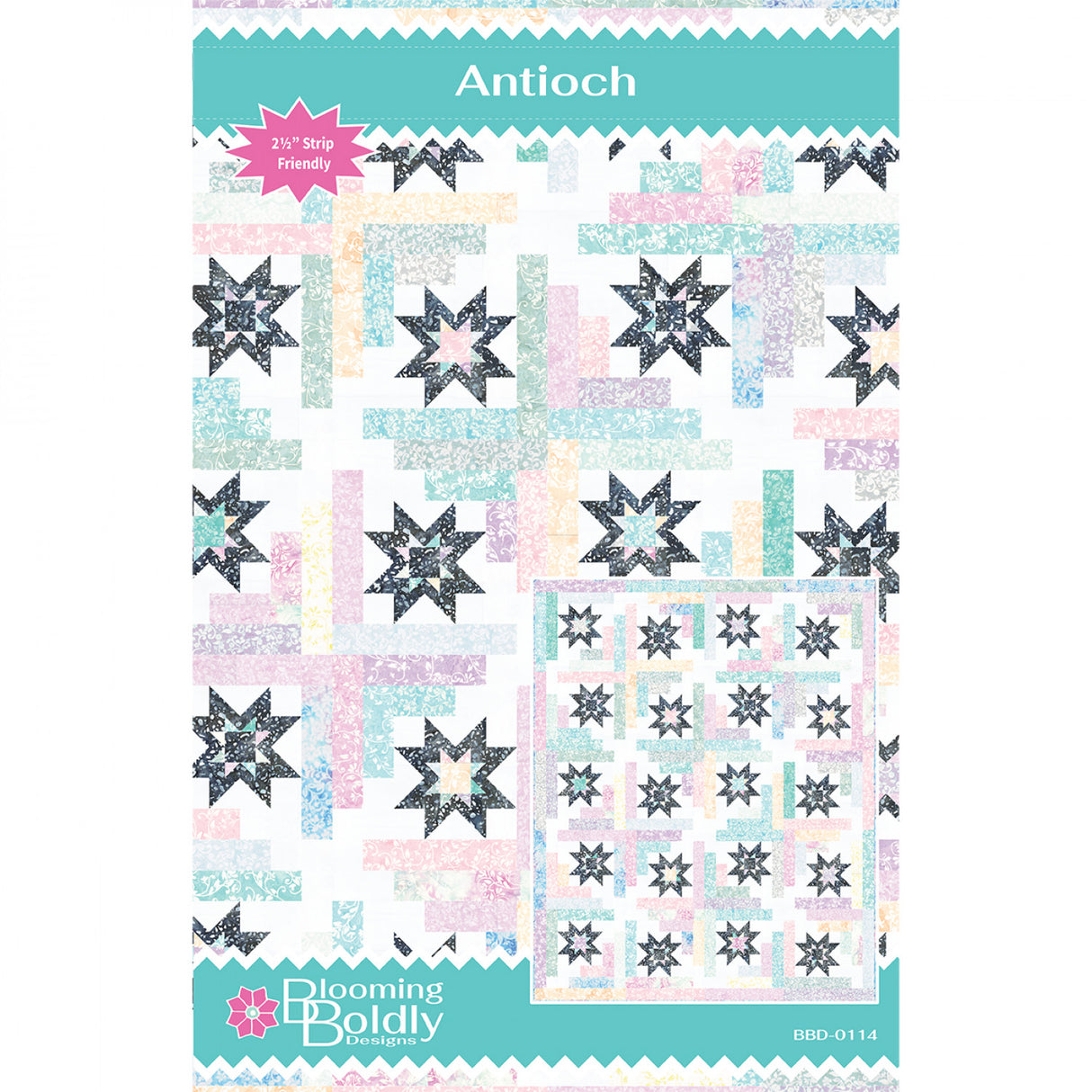 Antioch Quilt Pattern by Blooming Boldly