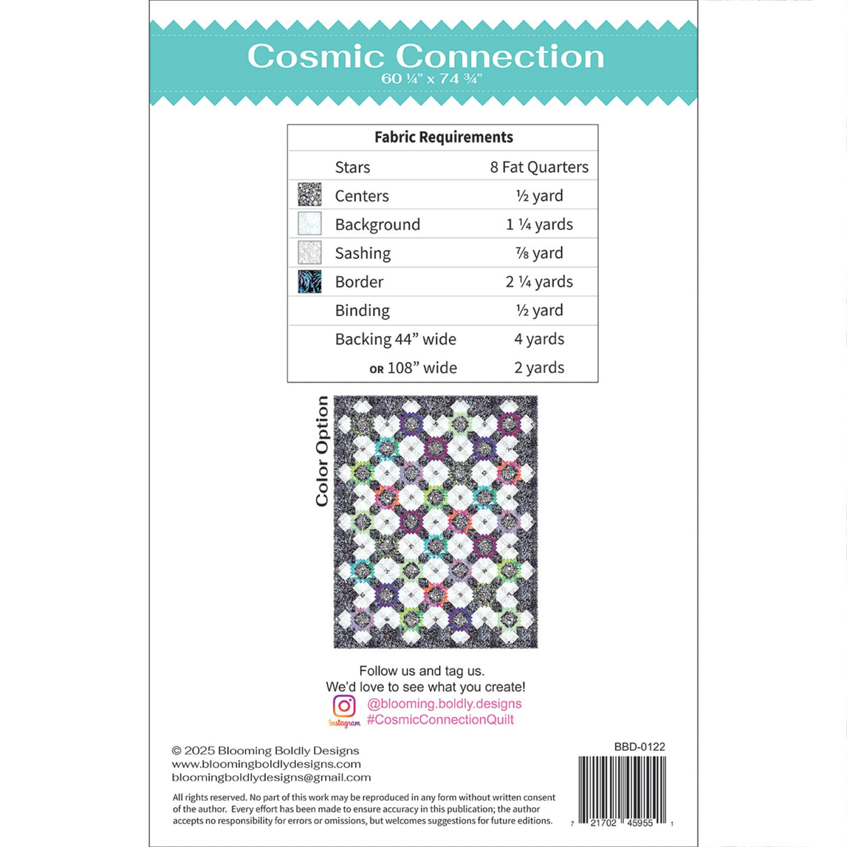 Cosmic Connection Quilt Pattern