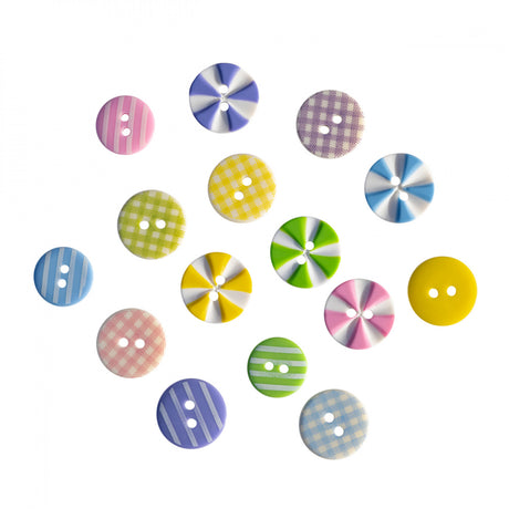 Spring Carnival Buttons by Buttons Galore