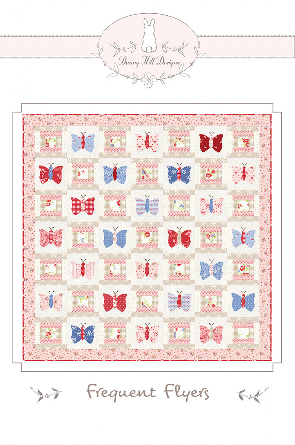 Frequent Flers Quilt Pattern by Bunny Hill Designs