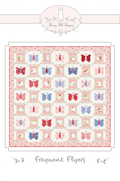Frequent Flers Quilt Pattern by Bunny Hill Designs