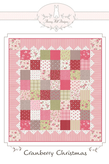 Cranberry Christmas Quilt Pattern by Bunny Hill Designs